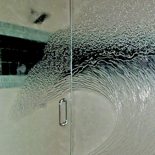 glass shower door
