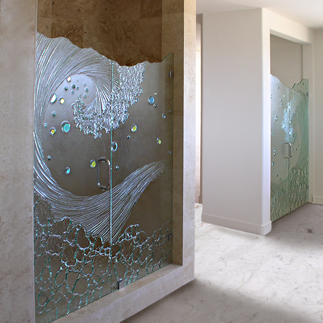 glass shower door