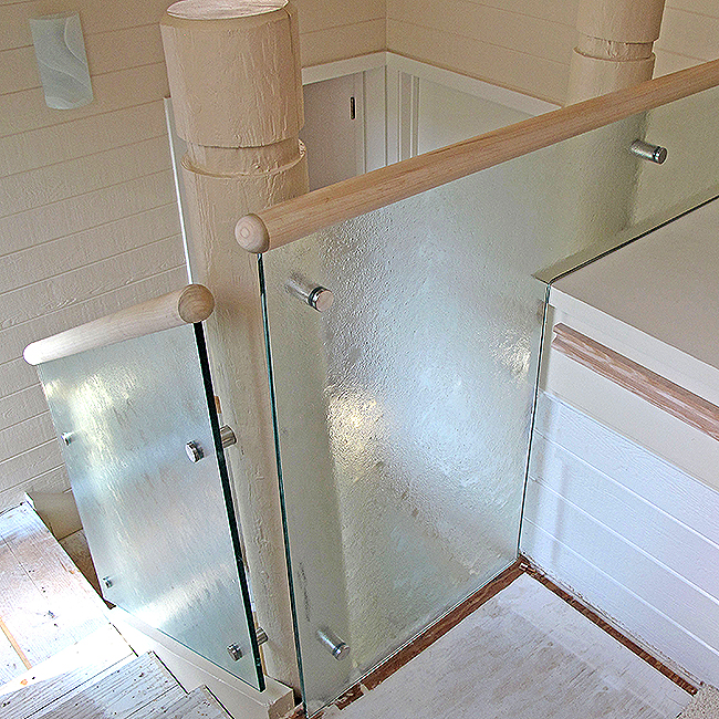 glass stairs, glass flooring