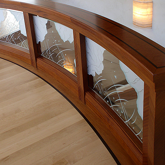 glass stairs, glass flooring
